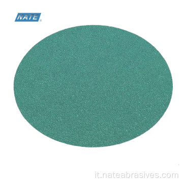 Disco di levigatura verde 150 mm pellicola verde abrasiva